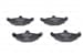Arka Fren Balatası Laguna 1.6 1.8 16V R21 (86 93) Safr