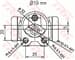 TEKER SILINDIRI DACIA LOGAN SANDERO RENAULT CLIO II 98- SYMBOL II  THALIA  08- D4F D7F (19.05 MM)