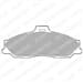 On Fren Balatası Ranger 2,5Td 4×4 04> 2,5,2,5D 4×4 99>02 06>11 Mazda B2500 01>03 Bt 50