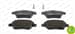 FREN BALATASI ON (123MM) FIAT ALBEA SIENA 01-