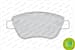 FREN BALATASI ON (123MM) FIAT ALBEA SIENA 01-