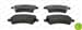 FREN BALATASI ON (131 MM) TOYOTA COROLLA 14 02-