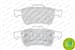 Arka Fren Balatası Nıssan Prımera P12 03> 10 Laguna Iı Latıtude 11>13 2,0 Dcı Connect 02> Focusıı Fo
