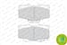 On Fren Balatası Toyota Hılux 1988-2000 Ln 106 4X4 2009-> Landcruıser 1996->