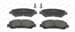 On Fren Balatası Renault Megane Iv 15> Scenıc Iv 15> Talısman 15> G:142 Mm Y:58,5Mm K:18,6 Mm