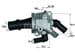 TERMOSTAT (88 ºC) FIAT ALBEA-DOBLO 13 JTD-500 13 D 07 -