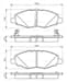 On Fren Balatası Toyota Hılux Pıckup 2.5 D4d 05-08 4×2