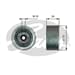 Alternator Gergı Rulmanı Mercedes Actros Mp4-Mp5 11> Arocs 13> Antos 12 > Om470-471