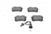 Arka Fren Balatası Ibıza Iv 1.2 / 1.4 16V 1.9Tdı 02> Polo 01>