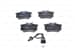 Arka Fren Balatası Ibıza Iv 1.2 / 1.4 16V 1.9Tdı 02> Polo 01>
