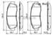 On Fren Balatası Honda Crv Iv 1,6 Dtec-2.2 Dtec 4Wd 2012 -> (Cr V Re6)