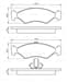 On Fren Balatası Fıesta 89> 02 Ford Ka 96>08 Mazda 121 Iıı 96>03