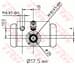 TEKER SILINDIRI DACIA LOGAN SANDERO RENAULT CLIO I-II-III-IV SYMBOL I 98- (ABS LI)