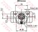 TEKER SILINDIRI FIAT DOBLO 01- IDEA 04- PANDA 03- PUNTO  1.2 1.3 JTD 1.9 JTD 93- (ABS SIZ)