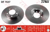 FREN DISKI ON (5D 286MM) DOLU E36 3 SERISI  Z3 91-