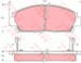 On Fren Balatası Honda Prelude 2.0 91-96 Accord 2.0 93-98 Rover 600