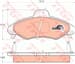 FREN BALATASI ON (130.8 MM) FORD FIESTA 1.4 00- ESCORT V-VI 90-