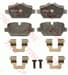 FREN BALATASI ARKA (95 MM) BMW E81 E87 E90 1-3 SERISI MINI COOPER 07-12
