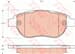 FREN BALATASI ON (137MM) PEUGEOT P1007 P206 P207 P307 PARTNER (M59) CITROEN BERLINGO C4 I XSARA FIAT IDEA 04-