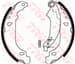 PABUCLU BALATA (180X40 MM) RENAULT CLIO II SYMBOL 98- DACIA LOGAN SANDERO THALIA 04-  (ABS SIZ)