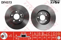 FREN DISKI ON (5D 300 MM) MERCEDES VITO W639 03-