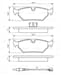 Arka Fren Balatası P806 Evasıon 2.0 / 1.9 Svtd / 2.1Srtd / Svtd (Arka Dısklı Fren)