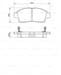 On Fren Balatası Toyota Yarıs 2002-2006 Corolla Verso Vvt-I 2001->
