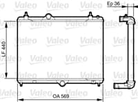 Motor Su Radyatoru P508 C5 Iıı 10> Dv6c Ep6c Ep6cdt Olcu: (394*555*24)