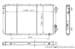 Motor Radyator Trafıc 2,4D Mekanık Klımasız (2 Sıra Cu+Pl Sıstem) / (670X395x36)