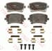 FREN BALATASI ARKA (116 MM) AUDI A4 A6 A8 RS6 QUATTRO S4 02- VOLKSWAGEN TRANSPORTER T5 06- (FISLI)
