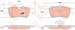Fren Balatası Arka W463 04> W164 05>11 W251 05>12