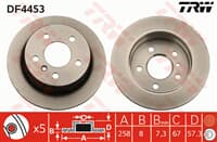Fren Dıskı Arka A-Class W169 04>12 B-Class W245 05>11