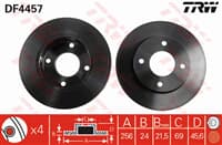 FREN DISKI ON (4D 256MM) COLT VI  04-