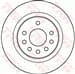 FREN DISKI ARKA (5D 278MM) OPEL ASTRA H ZAFIRA B 05-