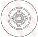 Arka Fren (Ayna) Dıskı P308 Sw P308 Coupe C4 (B7) / (Tek Teker Icın) / (Dıam:249 Ep 9) / (Hava Sogut