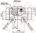 TEKER SİLİNDİRİ [2LİK] CITROEN C2 C3 (CAP:19MM)