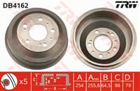 Arka Kampana Boxer Jumper Ducato 18Q (16 Jant) Cap:255Mm 94>06