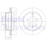 Arka Fren Aynası Havalı 303Mm Captıva Antara 06> (Takım)
