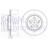 FREN DISKI ARKA (5D 290MM) AVENSIS  09-  YARIS 06- (Takım)