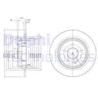 FREN DISKI ARKA (5D 296 MM) MERCEDES VITO W639 03- (Takım)