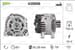 Alternator (150 Amp) P107 P206 P307 C1 C2 C3 C3 Plurıel Dv4td (1,4Hdı 8V) Partner Iı Berlıngo Iı 1,6