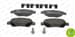 On Fren Balatası C1 1,0,1,4 Hdı (06 / 05 ) P,107 1,0,1,4Hdı (06 / 05 ) Toyota Aygo 1,0 1,4Hdı