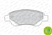 On Fren Balatası C1 1,0,1,4 Hdı (06 / 05 ) P,107 1,0,1,4Hdı (06 / 05 ) Toyota Aygo 1,0 1,4Hdı