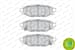 Arka Fren Balatası Forester 2,0 2,5 09>12 Impreza 08>12 Outback 03>11 Legacy 03>11