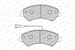 FREN BALATASI ON (169MM) CITROEN JUMPER 06- FIAT DUCATO 06- PEUGEOT BOXER 06-