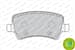 Arka Fren Balatası  S-Max 09> 06> Galaxy Iıı 06> / S60 10> S80 06> V60 V70 06> Xc60 08> Xc70 06> / R
