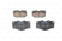 On Fren Balatası Toyota Hılux 1988-2000 Ln 106 4X4 2009-> Landcruıser 1996->