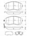 On Fren Balatası Subaru Impreza 00-08 Legacy 02-08 Brz 12-> Forester 02-08