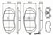 On Fren Balatası Subaru Impreza 00-08 Legacy 02-08 Brz 12-> Forester 02-08