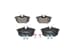 Arka Fren Balatası Mıtsubıshı Carısma 96-06 Colt 04-10 Spacestar 98-04 Persona Wıra 00-02 Volvo S40